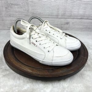 Taos Canvas Women’s Moc Star Sneakers White Shoes Size 7